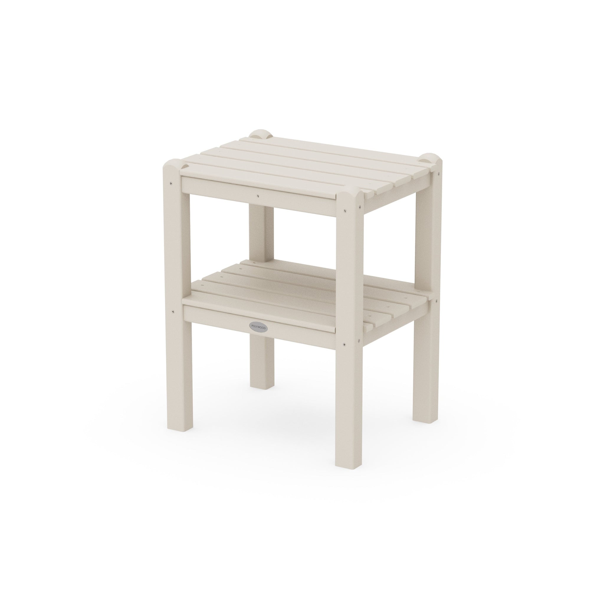 Two Shelf Side Table