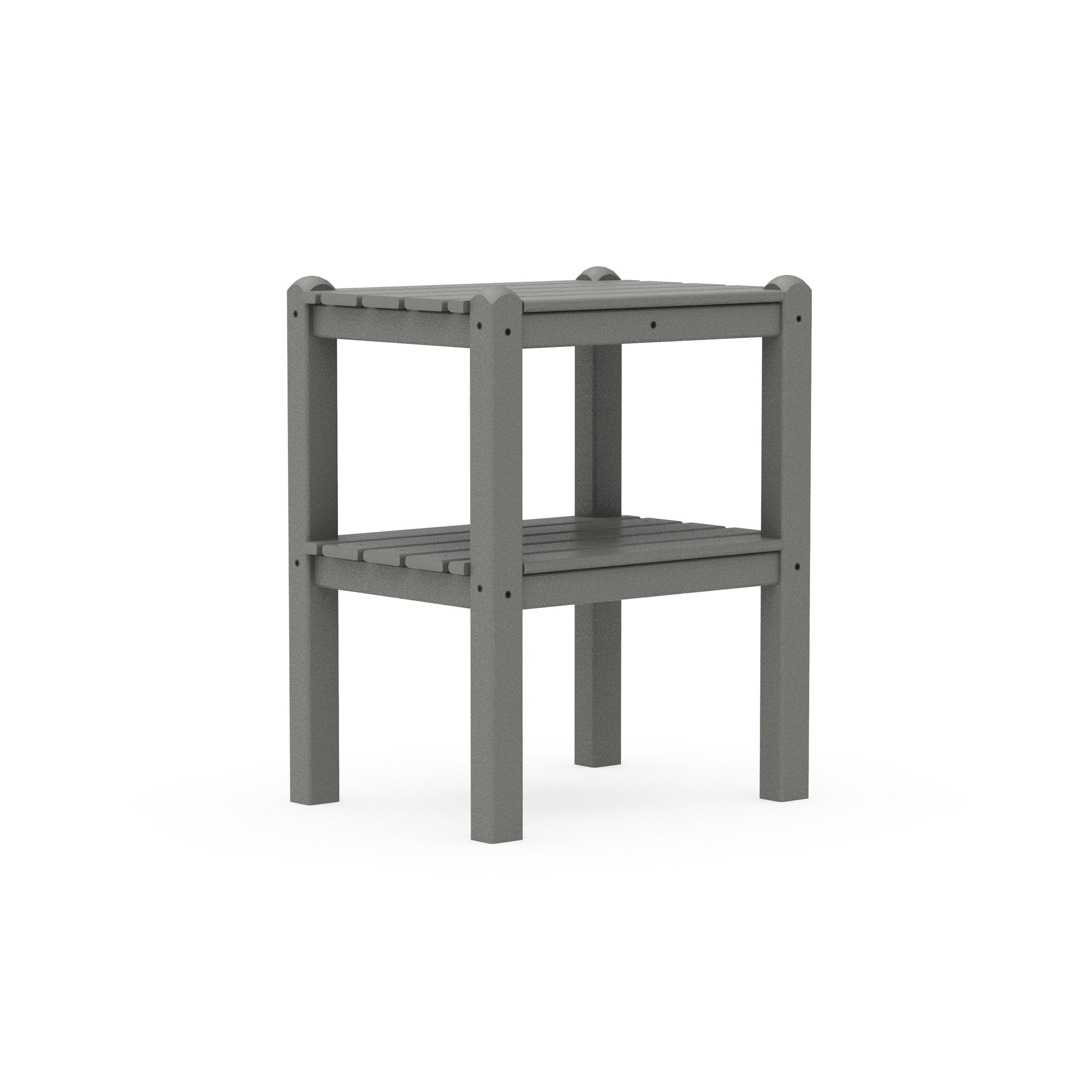 Two Shelf Side Table