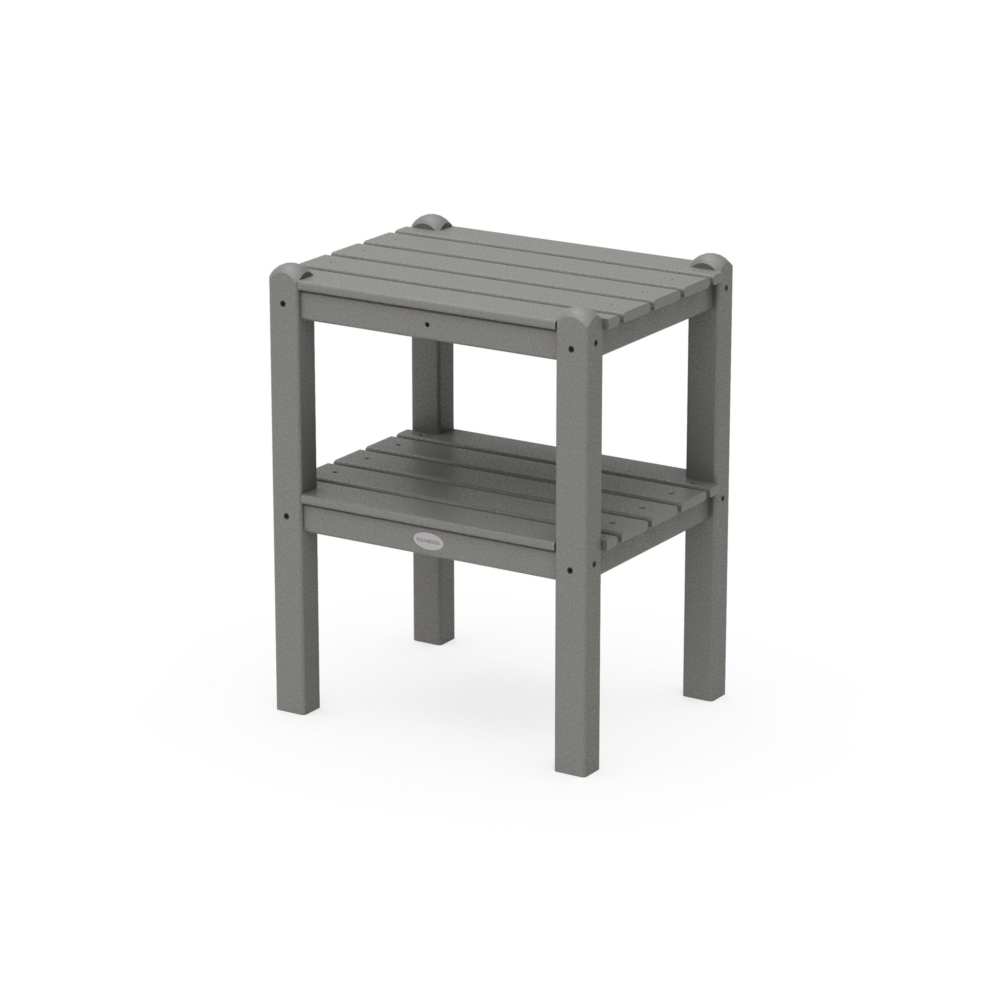Two Shelf Side Table