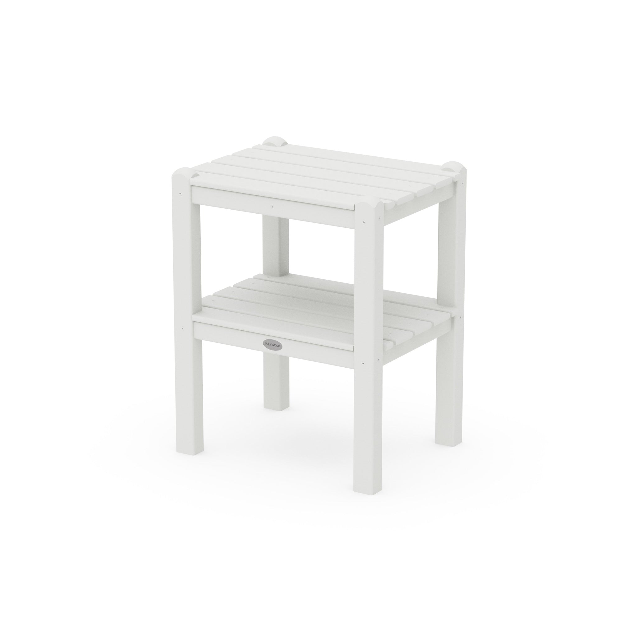 Two Shelf Side Table